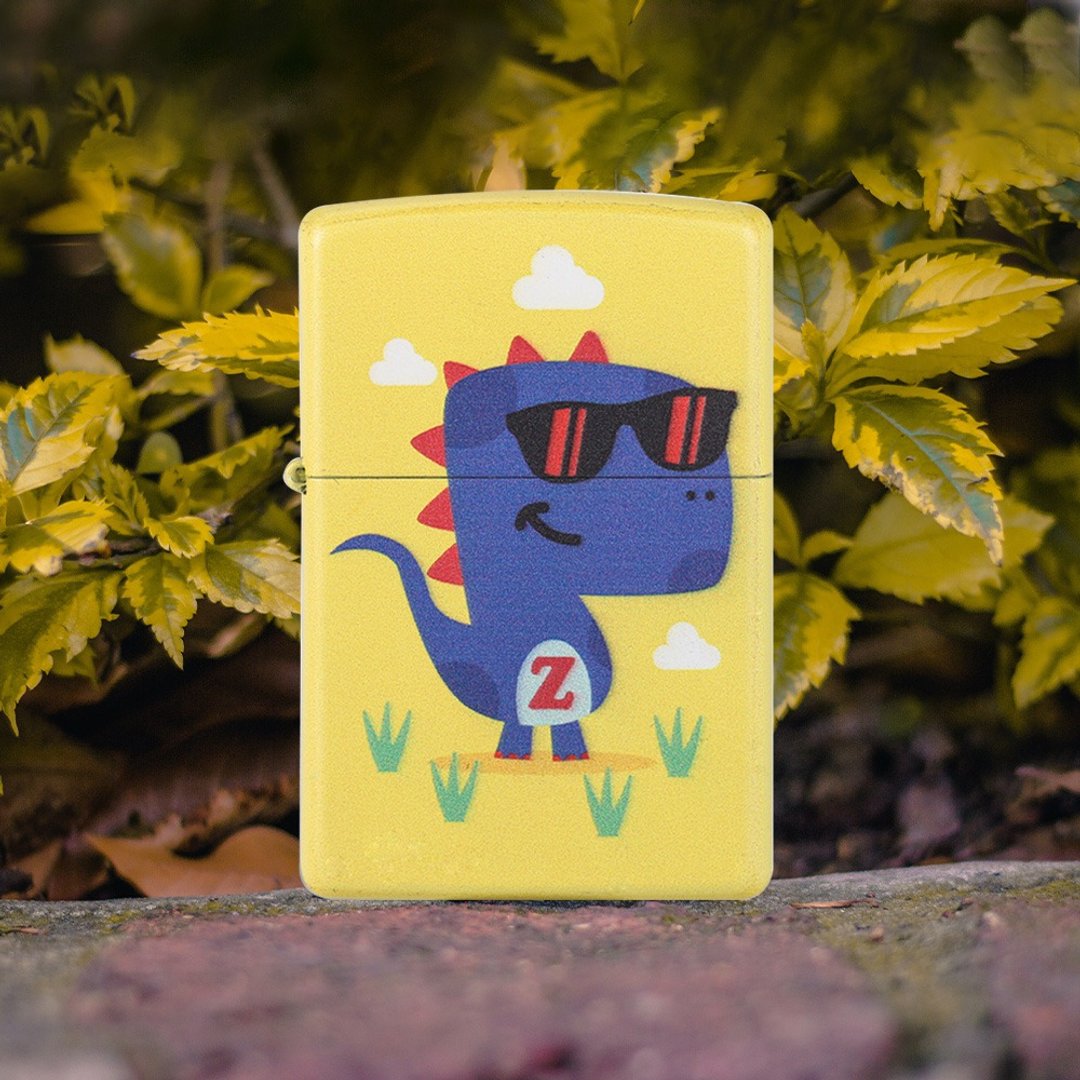 【ZIPPO官方旗舰店】小恐龙系列-黄色防风打火机 Z-012 - 其他 - 铜/黄铜 黄色