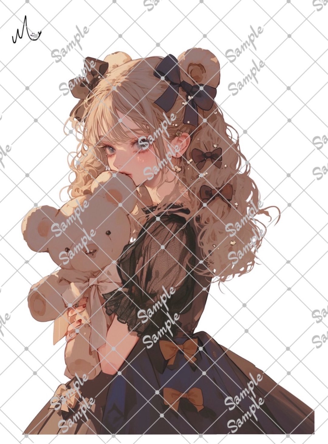 原创人物贴纸 8月新品 - 贴纸 - 纸 
