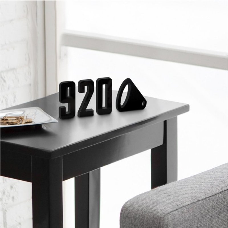 商店 餐厅 立体字母装饰 家居摆饰 婚礼布置 拍摄道具 Zakka - 摆饰 - 压克力 黑色
