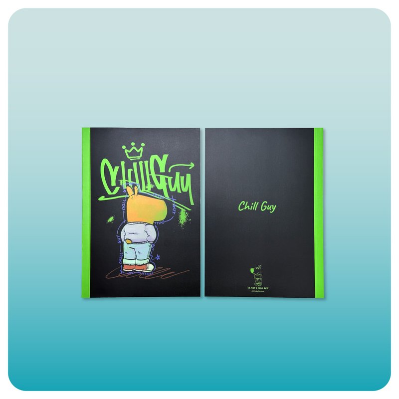 Chill Guy A5 记事簿 04 - 笔记本/手帐 - 纸 