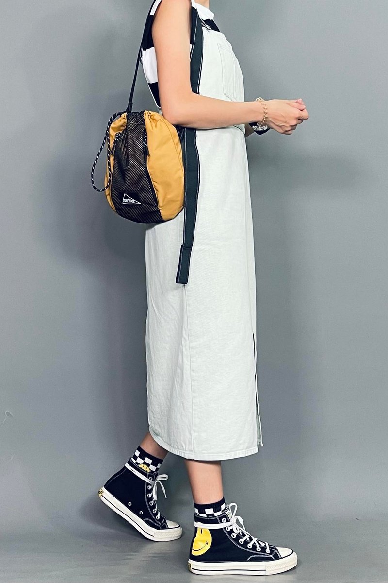 THEO抽绳两用袋 - 侧背包/斜挎包 - 环保材料 橘色