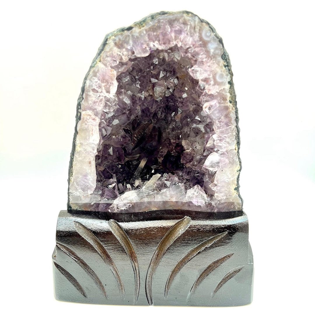 紫晶洞连订造底座 | 水晶 | 水晶洞 | 水晶摆件 - 摆饰 - 水晶 紫色