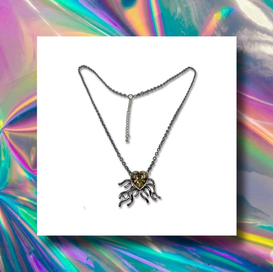 SITA  : Necklace Heart fire - 项链 - 纯银 银色
