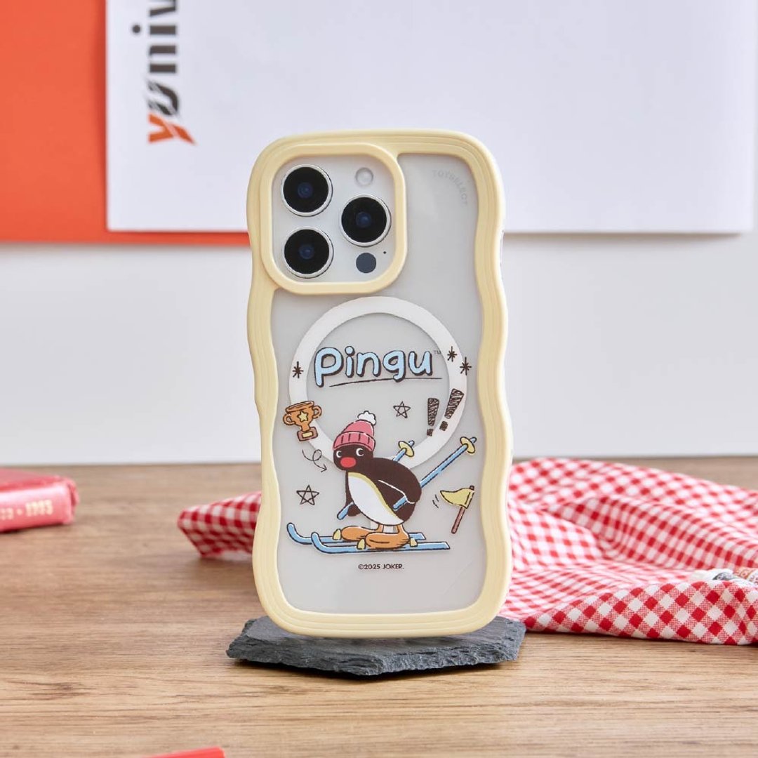 PINGU滑雪云朵波波MagSafe iPhone手机壳 - 手机壳/手机套 - 塑料 多色
