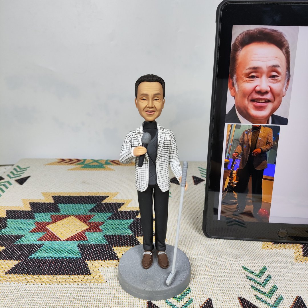 客制化人物公仔 人偶 3D人像画 似颜绘 定制 生日 纪念 老板 礼物 - 玩偶/公仔 - 粘土 多色