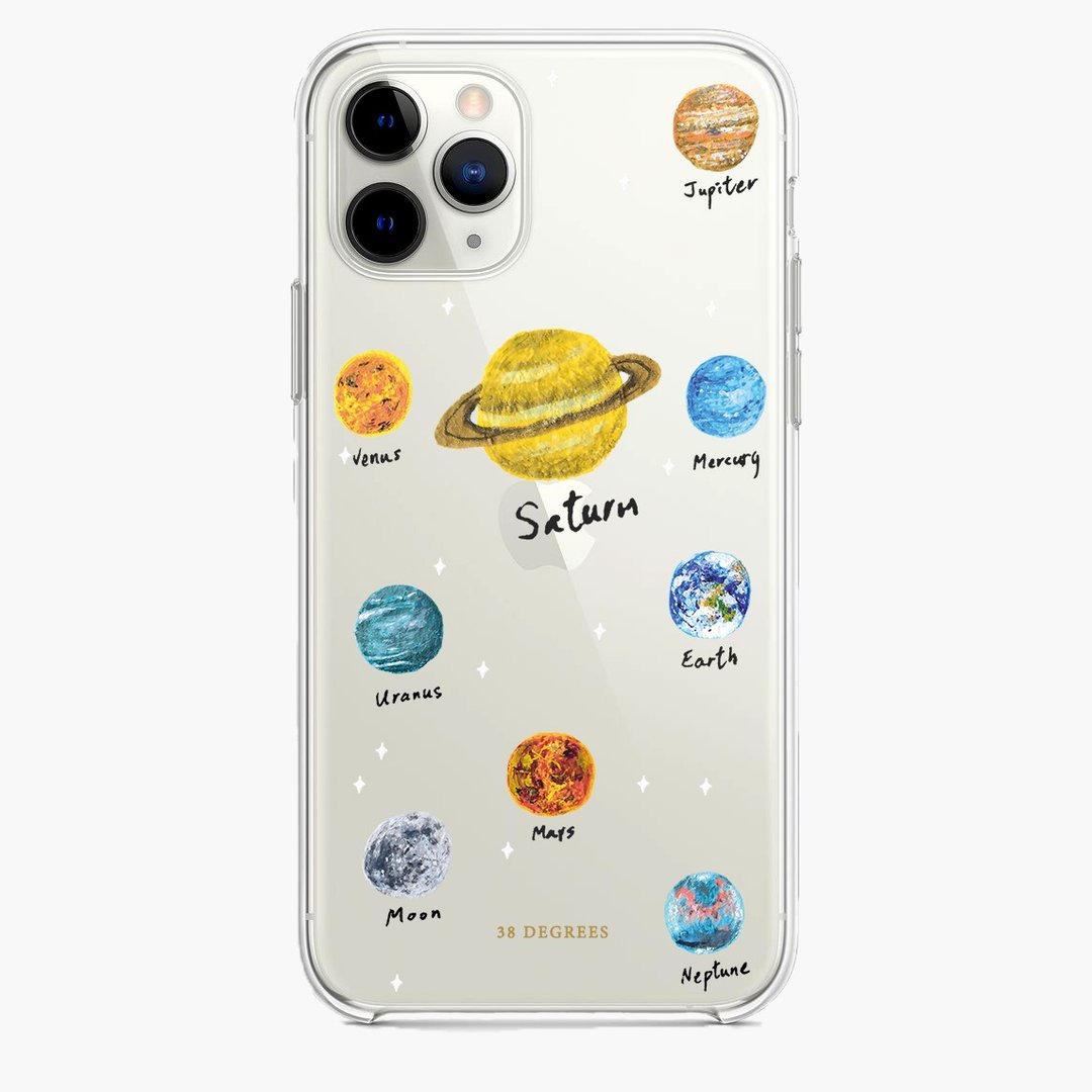 iPhone 11 pro max土星手机壳 免费刻字 - 手机壳/手机套 - 塑料 多色