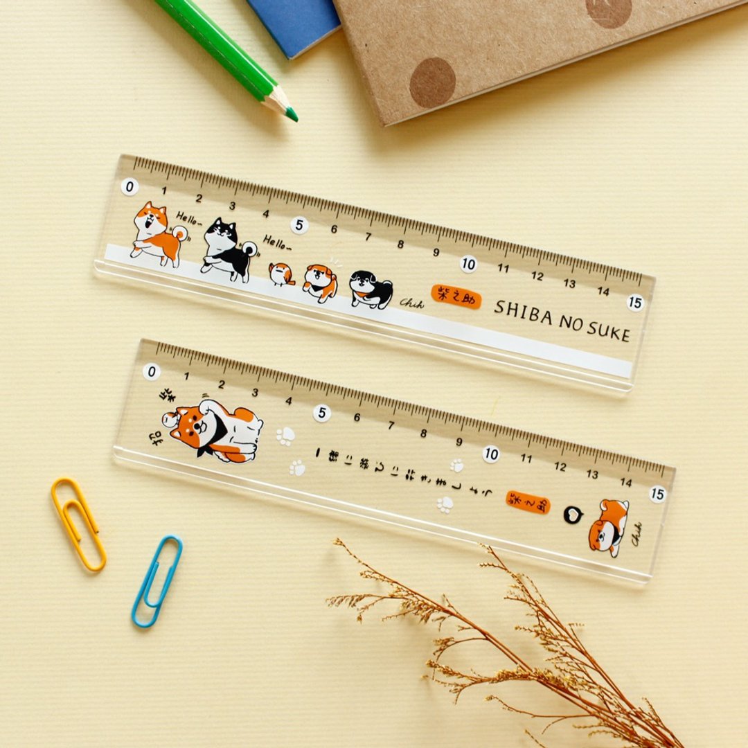 柴之助 / 15cm 塑胶直尺 SR-61 - 其他 - 塑料 