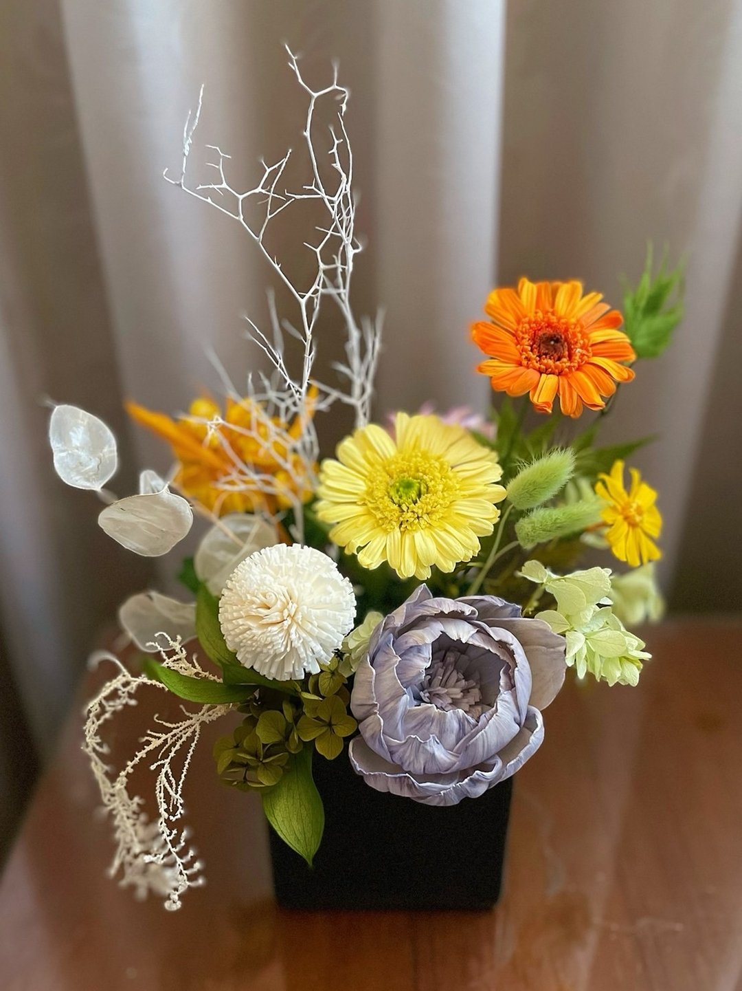 【花诉花艺】非洲菊永生花礼/开幕花礼/升迁花礼/祝贺花礼 - 干燥花/捧花 - 植物．花 多色