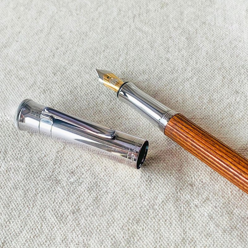 德国 FABER-CASTELL 典藏桃心木钢笔 (No.H148541) 巴西苏枋木 - 钢笔 - 木头 咖啡色