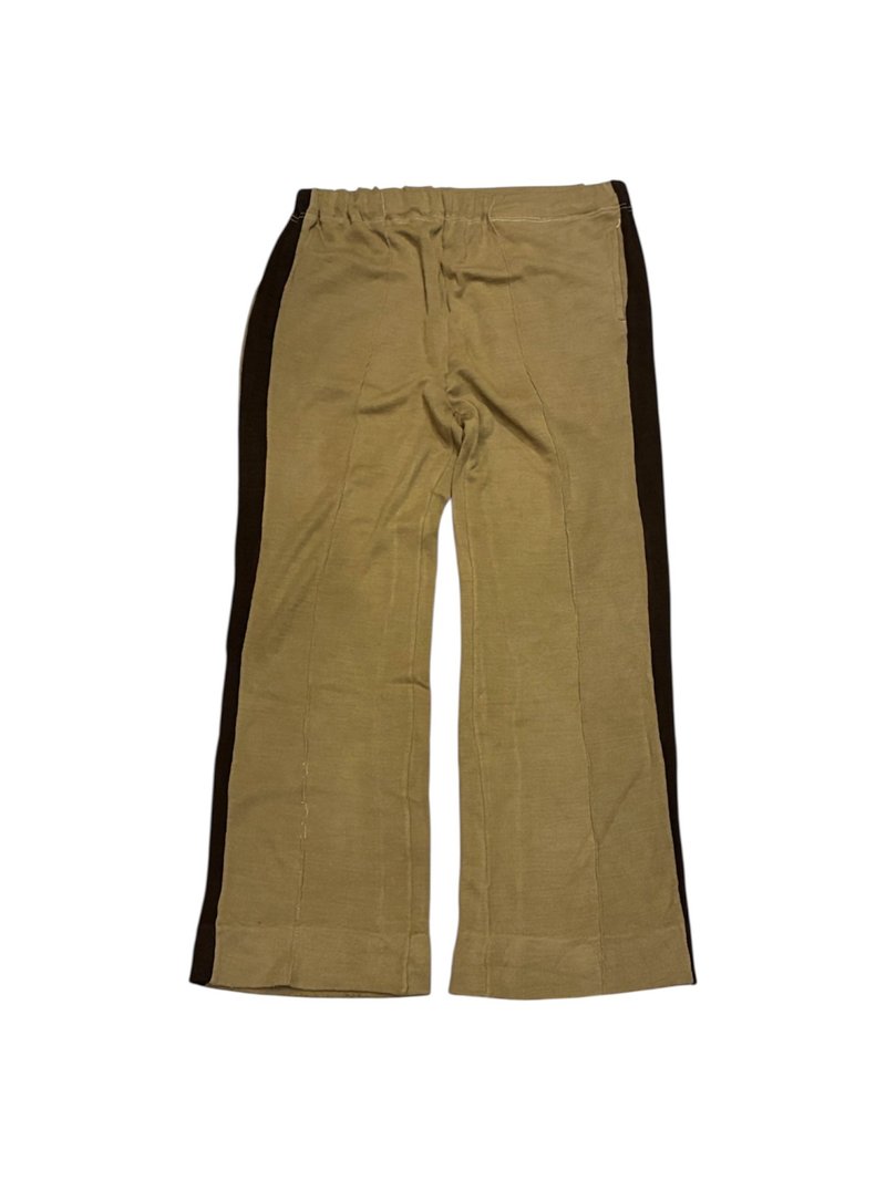 70年代 美国古着 track pants 运动裤 嬉皮 - 中性裤装 - 其他材质 卡其色