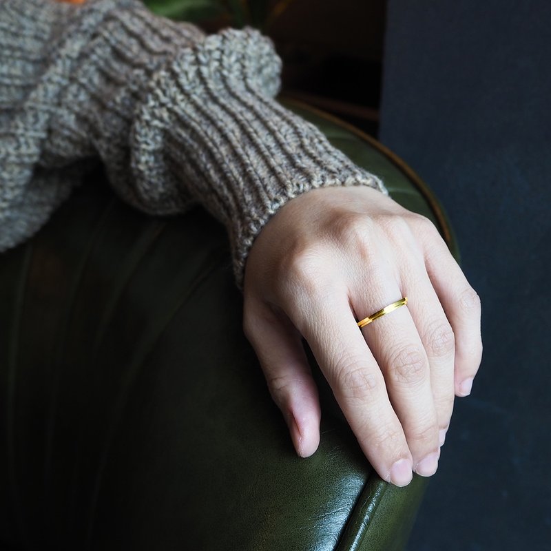 complement f ring k_互补f戒指k K金 对戒 婚戒 求婚戒 订婚戒 - 戒指 - 贵金属 金色