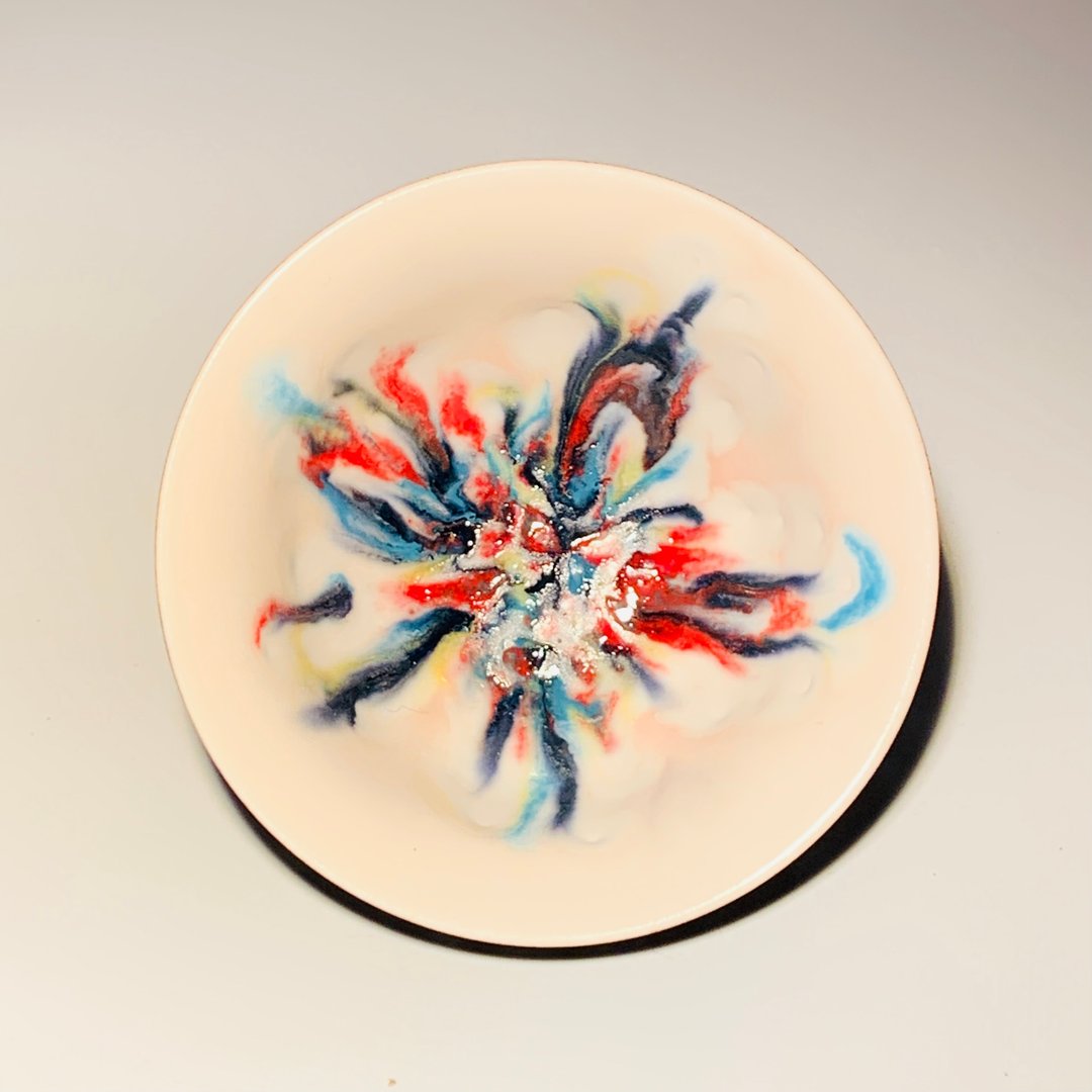 蝶恋花 饮杯茶杯 / 满杯90ml / 邱毓宁 / PB12 - 茶具/茶杯 - 瓷 多色