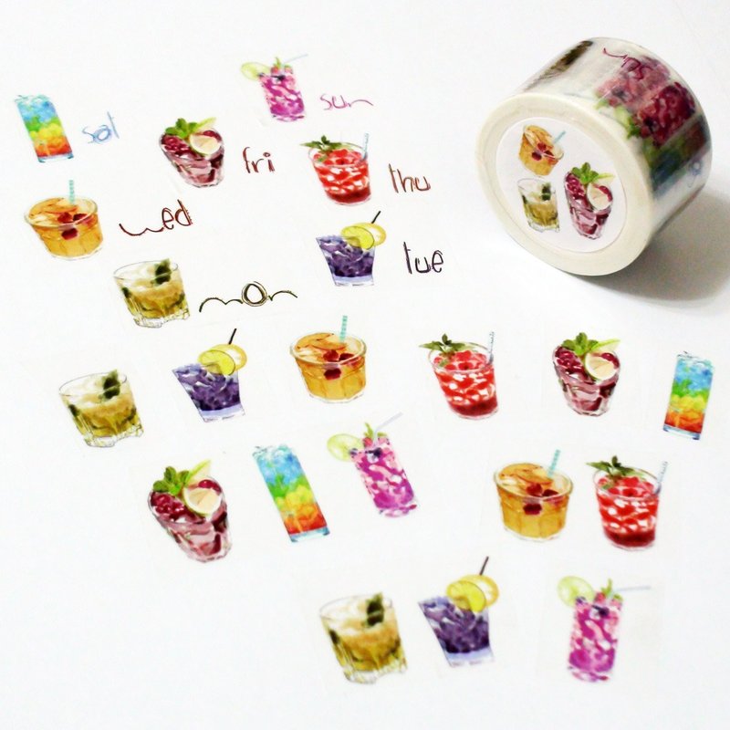 纸胶带 开心饮料 - 纸胶带 - 纸 