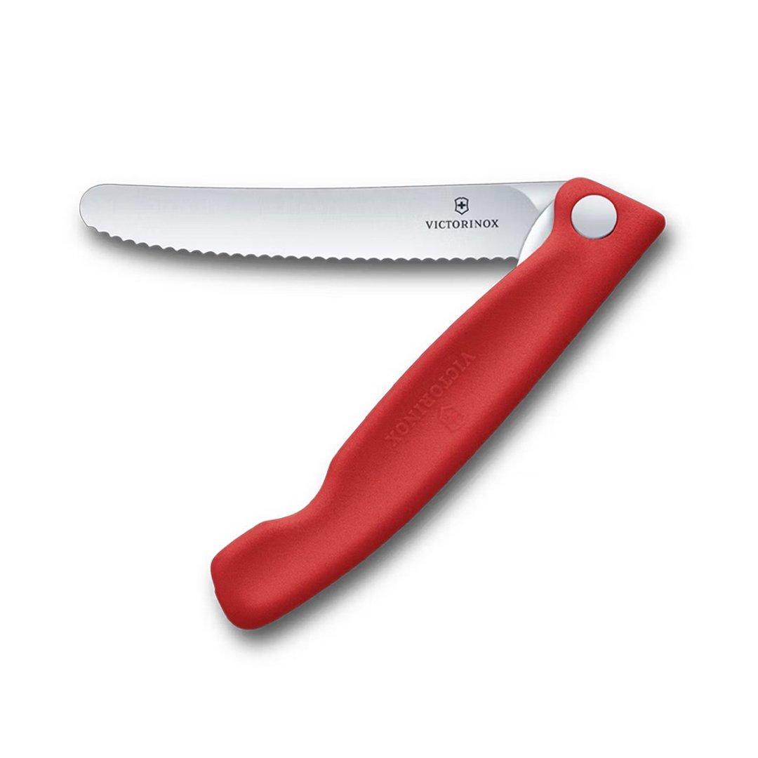 VICTORINOX 瑞士维氏 折叠式番茄刀(锯齿11cm) 红 6.7831.FC1 - 厨房用具 - 其他材质 红色