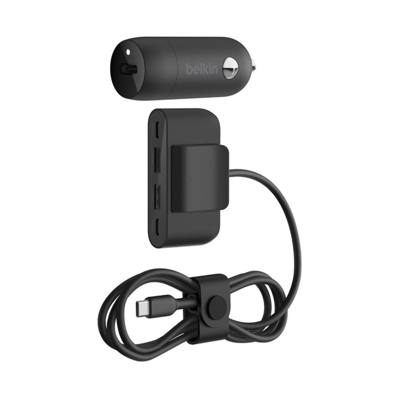 30W USB-C 车载充电器 + 4 端口 USB 电源扩展器 BoostCharge - 数码小物 - 其他材质 