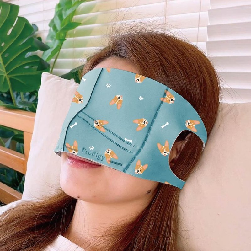 呆萌柯基─4合1石墨烯蒸气舒眠眼鼻罩组 眼罩 送礼 情人节礼物 - 眼罩 - 其他材质 多色