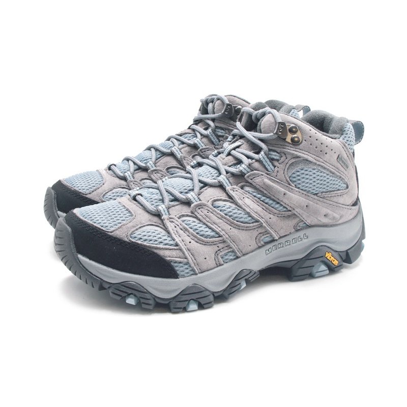 MERRELL MOAB 3 MID GORE-TEX防水登山中筒鞋 女鞋-灰蓝 - 女款运动鞋/球鞋 - 防水材质 