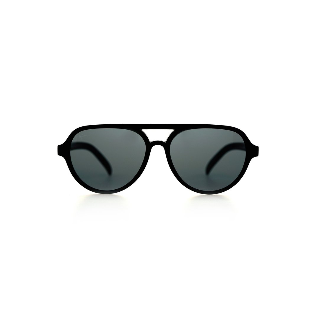 成人太阳眼镜  Flying glasses 经典飞行墨镜 - 深沉雾黑 - 眼镜/眼镜框 - 其他材质 黑色