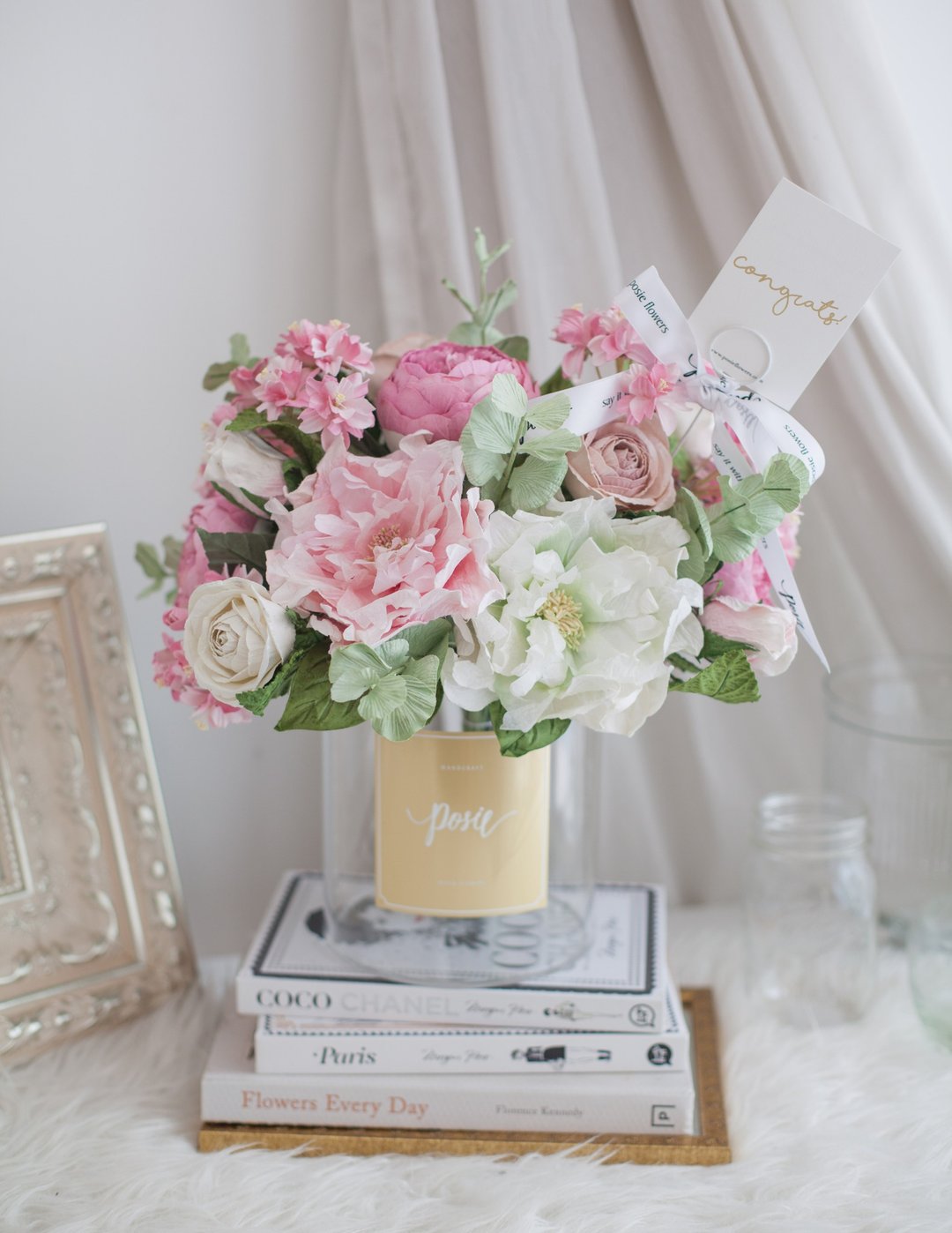 CHERRY PINK LEMONADE | Hampton Vase Flower for Decoration - 摆饰 - 纸 粉红色