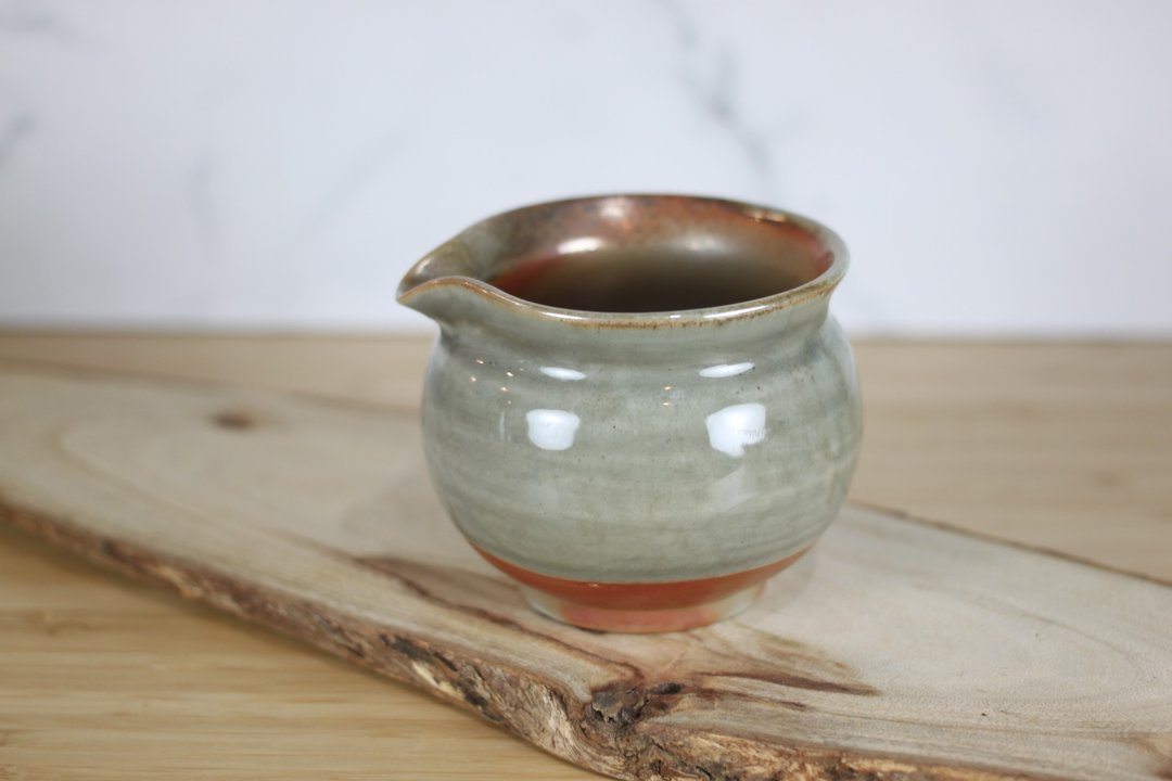 【沐春生活】200ml 上釉烧 柴烧茶海 公道杯 莺歌叶敏祥手作 - 茶具/茶杯 - 瓷 