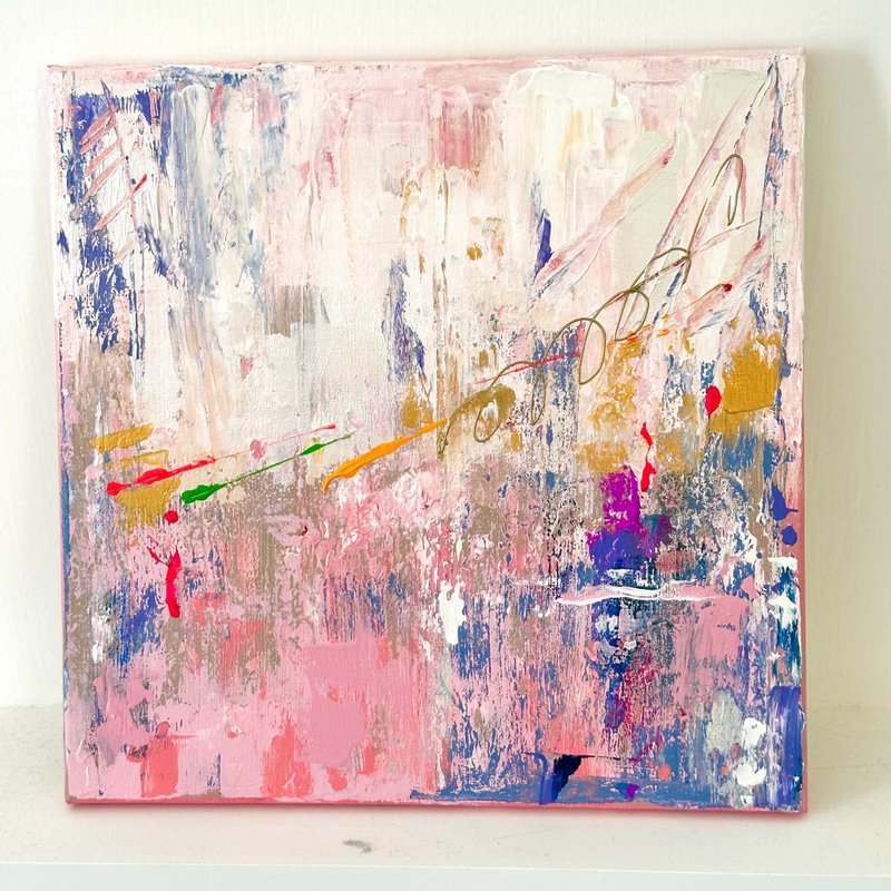 Hope 压克力抽象画作 疗愈色彩挂画 居家空间布置 - 海报/装饰画/版画 - 压克力 