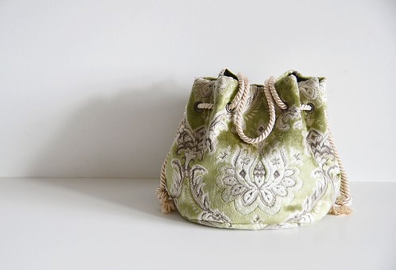 Venice Marine Bag Green Large Size - 手提包/手提袋 - 棉．麻 