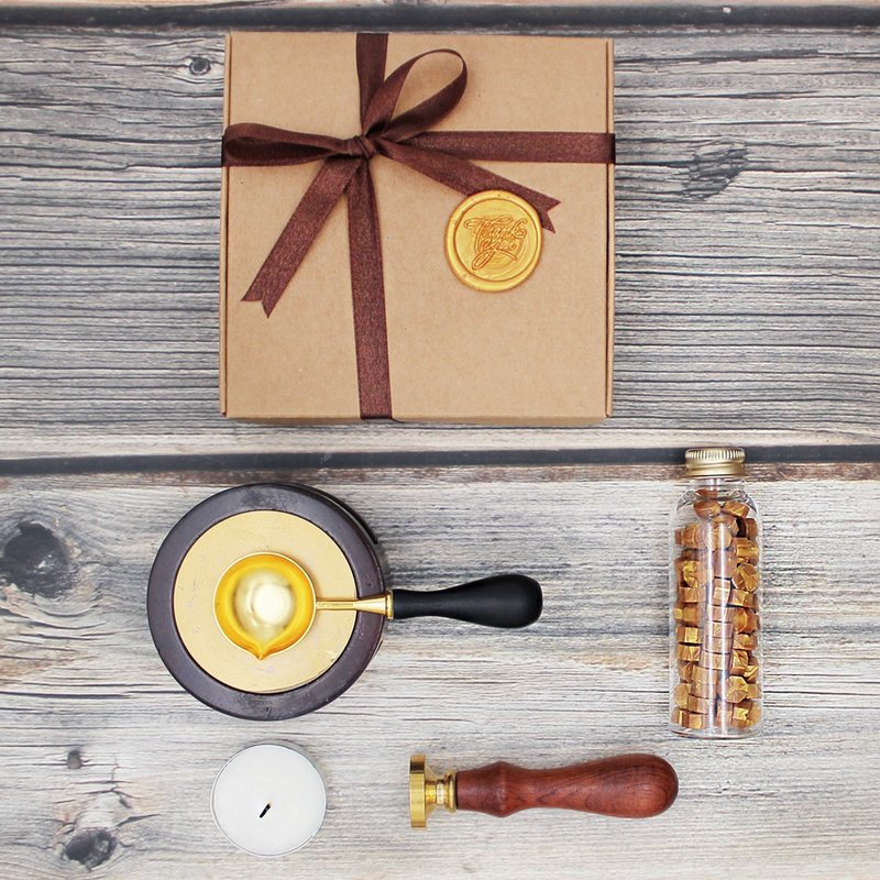 火漆封蜡经典6件豪华套装 - 其他 - 铜/黄铜 多色