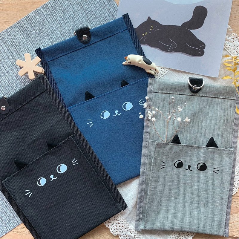 O-CAT - 猫耳壁挂收纳袋。JLF-07。 - 手提包/手提袋 - 尼龙 