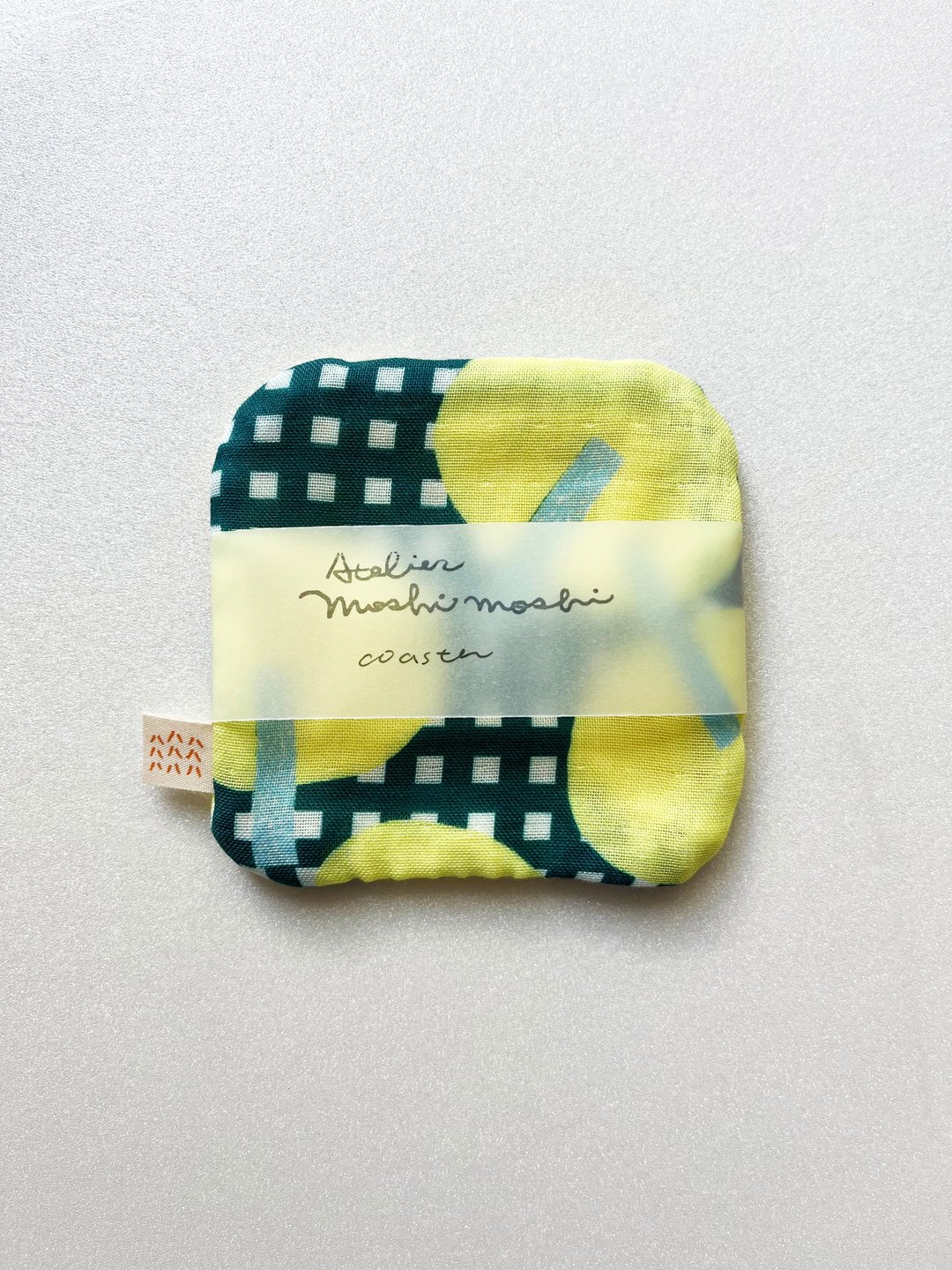 moshimoshi 杯垫 | yellow orange - 杯垫 - 棉．麻 