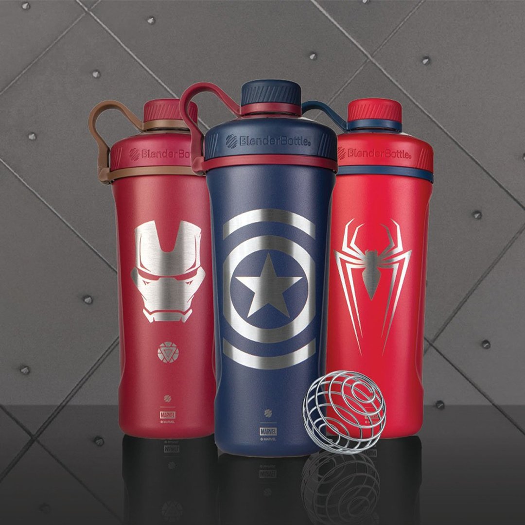 【BlenderBottle•Marvel】Radian不锈钢 旋盖式摇摇杯26oz/768ml - 水瓶/水壶 - 不锈钢 