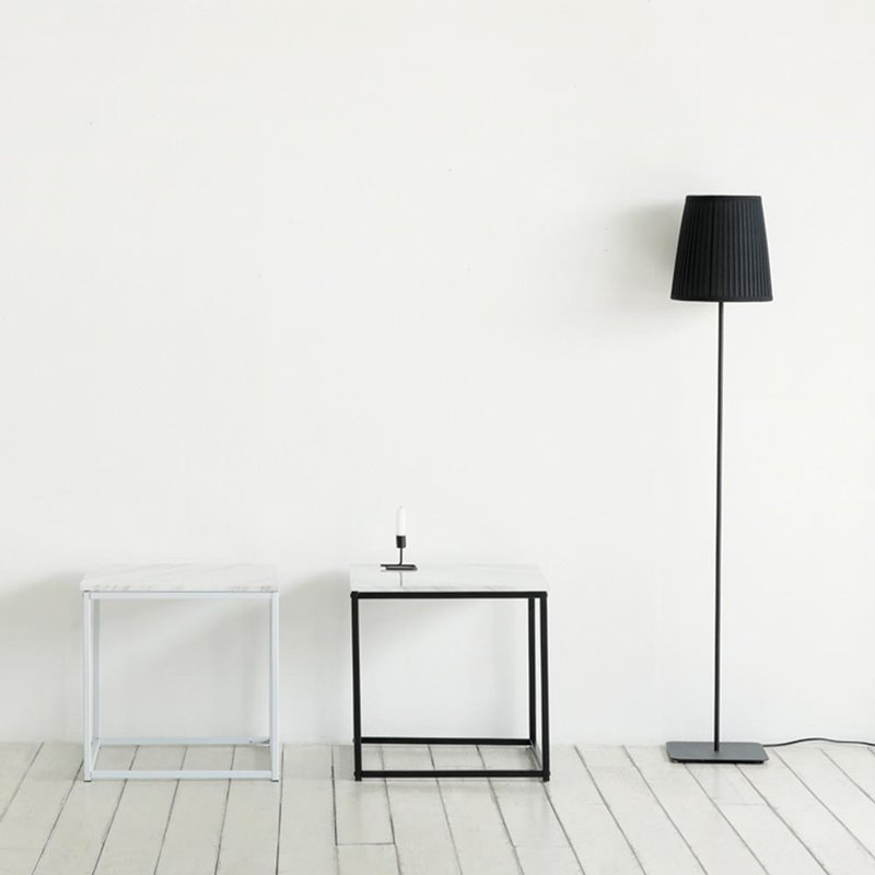 诺迪北欧风方形边桌 - 餐桌/书桌 - 其他材质 白色