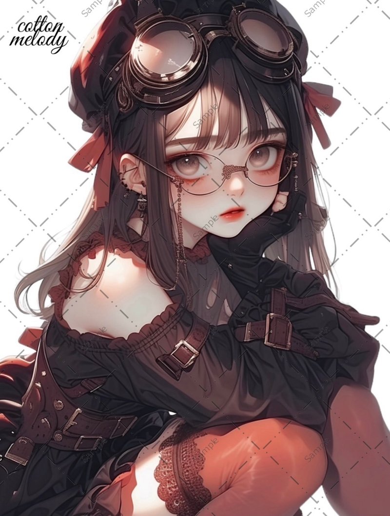 原创贴纸 no.631 人物贴纸 原创贴纸 女孩贴纸 原创人物贴纸 - 贴纸 - 纸 