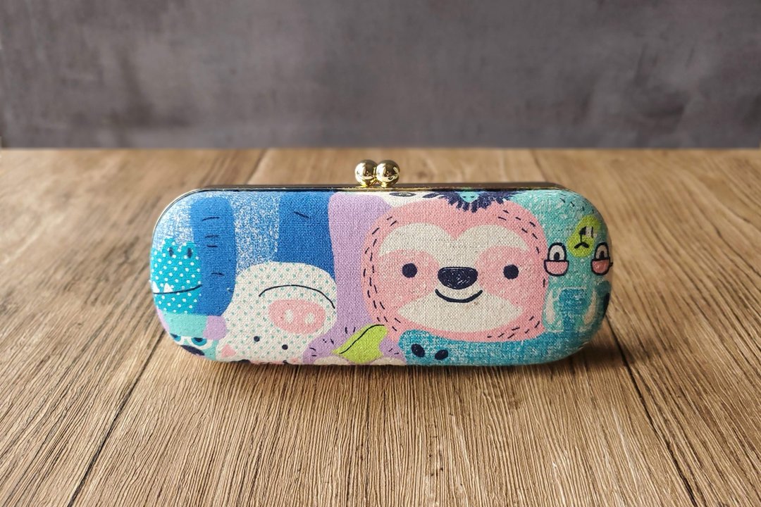 动物ZOO 树懒 眼镜盒 笔盒 口金眼镜盒 动物森友会 - 眼镜盒/眼镜布 - 棉 