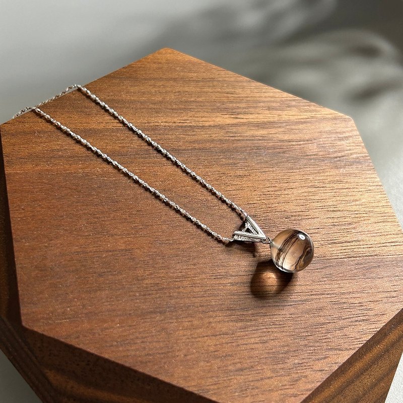 NL05-1 宠物纪念品 宠物饰品 宠物毛发项链 胎毛纪念品 胎毛项链 - 订制抱枕/饰品 - 纯银 白色