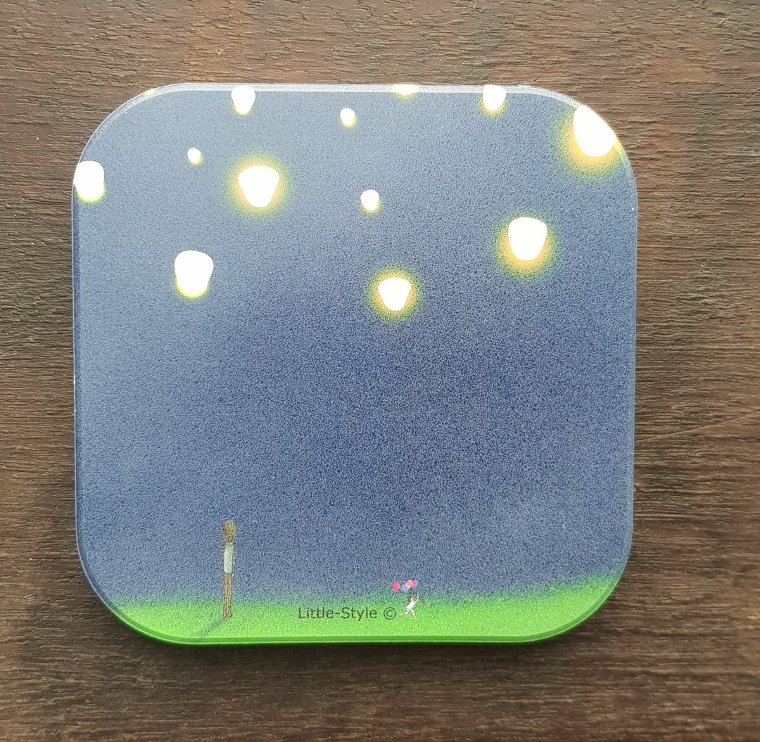吸水杯垫-祝福 - 杯垫 - 其他材质 白色