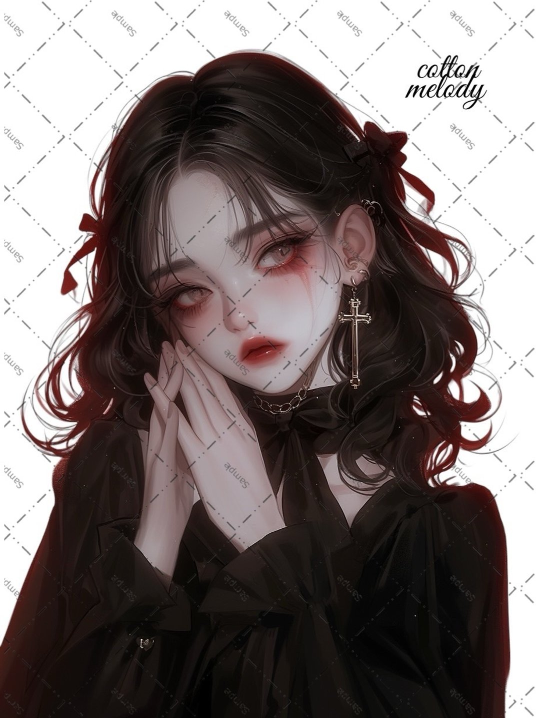 原创贴纸 no.1667 人物贴纸 原创贴纸 人物贴纸 女孩贴纸 原创人物贴纸 - 贴纸 - 纸 