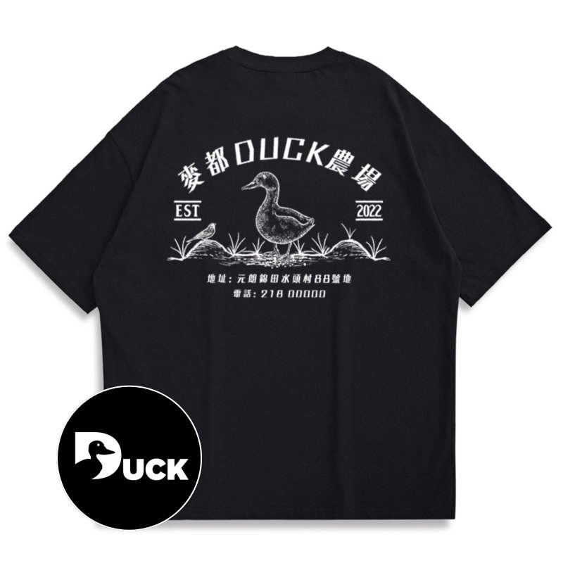 【CREEPS】Whatever Duck 宽松重磅印花T恤 - 男装上衣/T 恤 - 棉．麻 多色