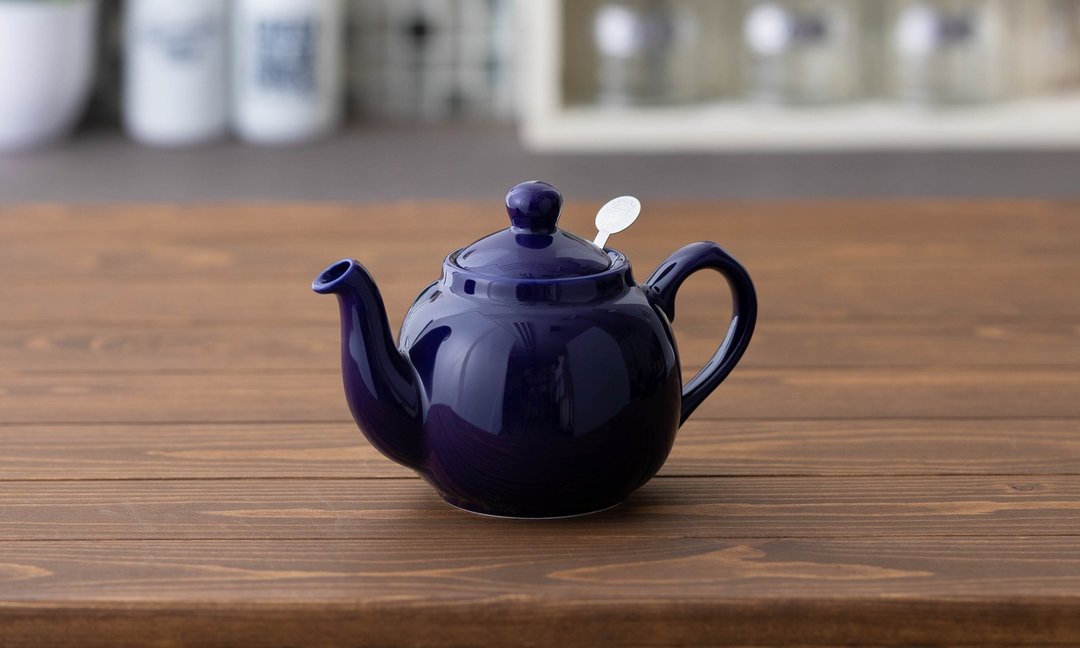 钴蓝色英式茶壶 / 600ml - 茶具/茶杯 - 陶 蓝色