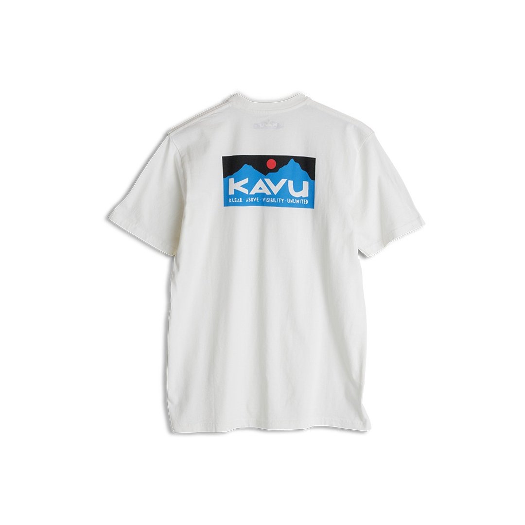 【KAVU】Klear Above Etch Art 有机棉经典LOGO短袖T恤 白色 #847 - 男装上衣/T 恤 - 棉 白色