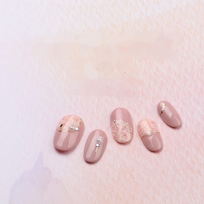 【 DIY 美甲】Nail Look 美甲装饰艺术贴纸 呢绒商店 - 指甲油/指甲贴 - 纸 金色