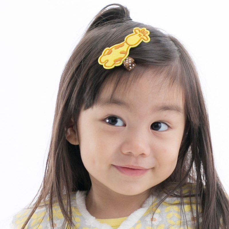 Cutie Bella 长颈鹿发夹 全包布手工发饰Giraffe - 发饰 - 聚酯纤维 黄色