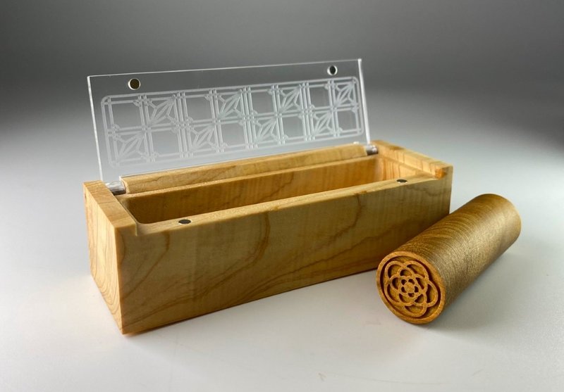 光合印章盒 | 实木印章收藏盒 - 印章/印台 - 木头 