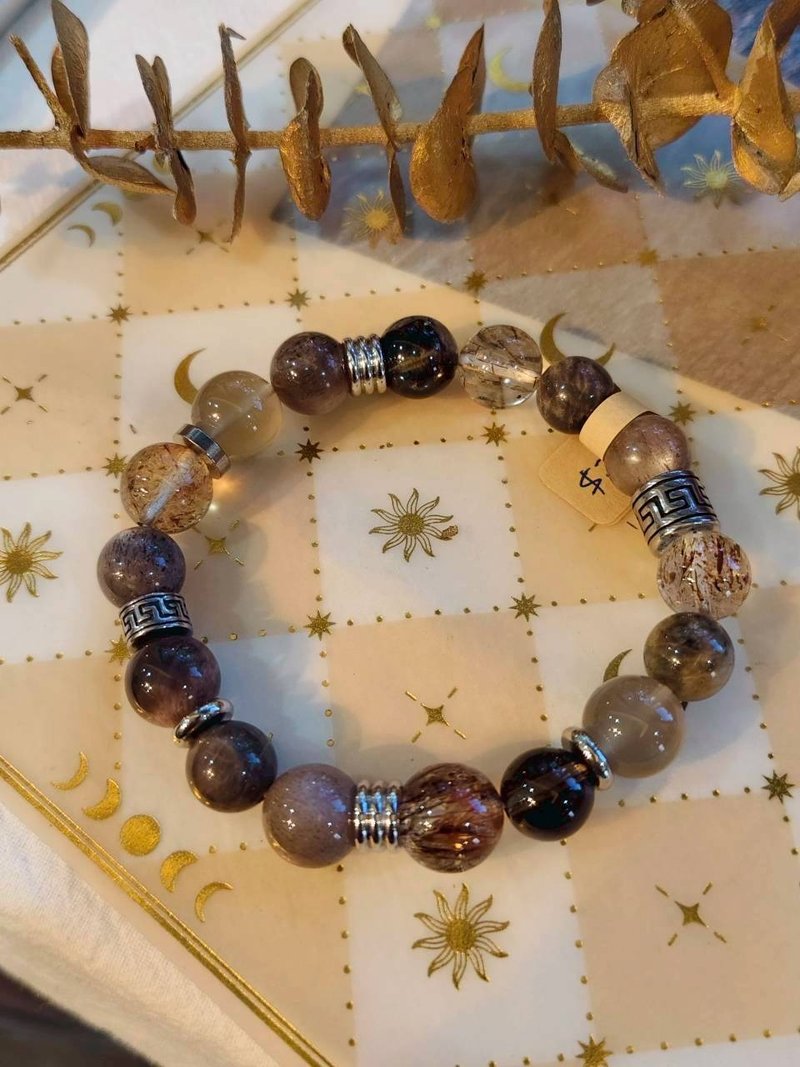 定制化水晶矿石手链  夜光守心  稳定与觉醒水晶手链 - 手链/手环 - 水晶 