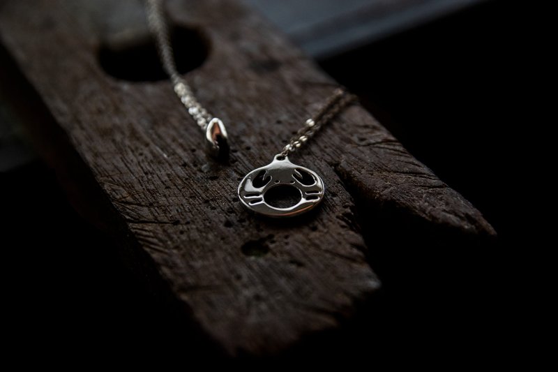 【原创小物】925纯银螃蟹项链 - 项链 - 纯银 