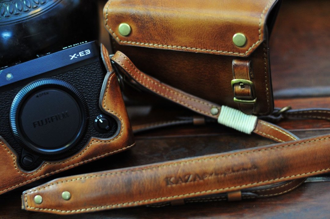 FUJIFILM X-E3 相机皮套 XE3 相机包 - 相机 - 真皮 
