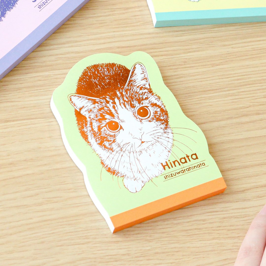 Cat Art Collection 造型便条纸 Hinata - 笔记本/手帐 - 纸 多色