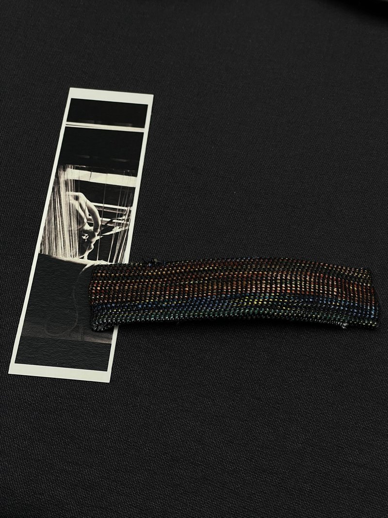 织间 手织蚕丝发夹 - 发饰 - 丝．绢 