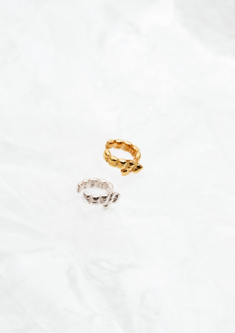 PEC01-叠耳扣 - 其他 - 纯银 