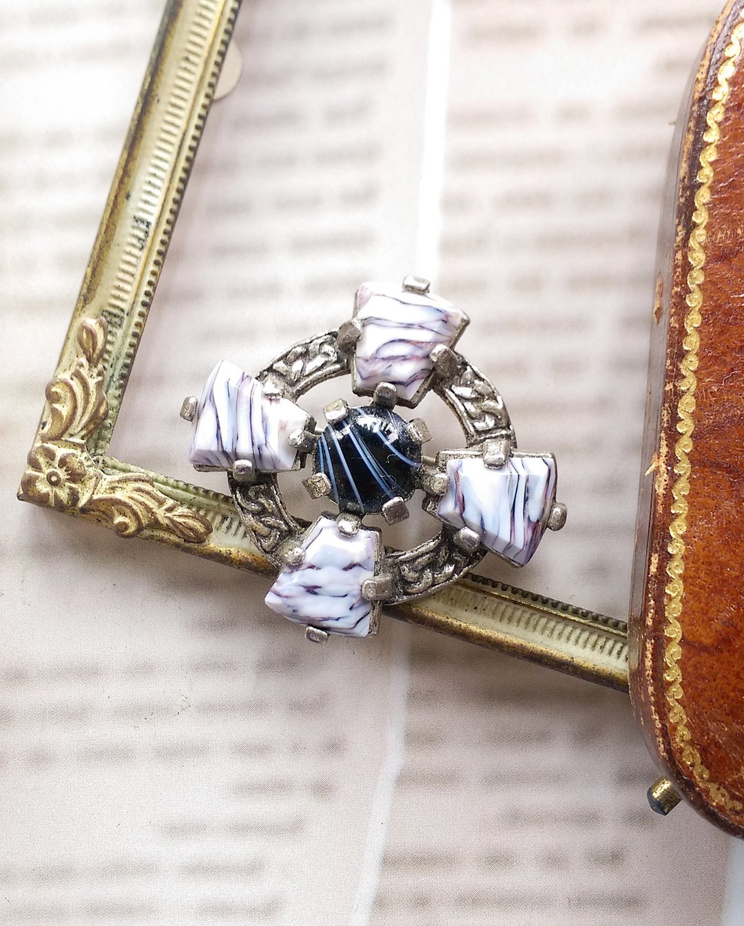Vintage Jewelry 凯尔特十字 苏格兰风格 Miracle 小巧 别针 胸针 - 徽章/别针 - 其他材质 金色