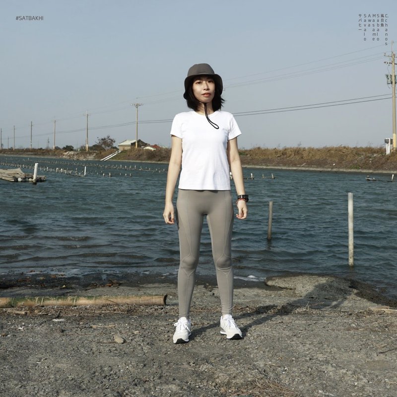 SATBAKHI 胶原蛋白保湿修护Q嫩裤 | 芝麻豆腐【2024文博会】 - 女装瑜珈服 - 环保材料 灰色